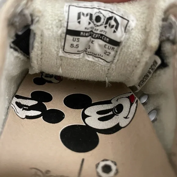 MOA MASTER OF ARTS Disney Mickey Mouse Sneakers - Picture 3 of 6